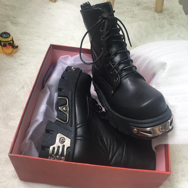 boots 2021 star riding ankle combat military women's motorcycle gothic punk platform lace up female shoes, Black
boots 2021 star riding ankle combat military women's motorcycle gothic punk platform lace up female shoes, Black