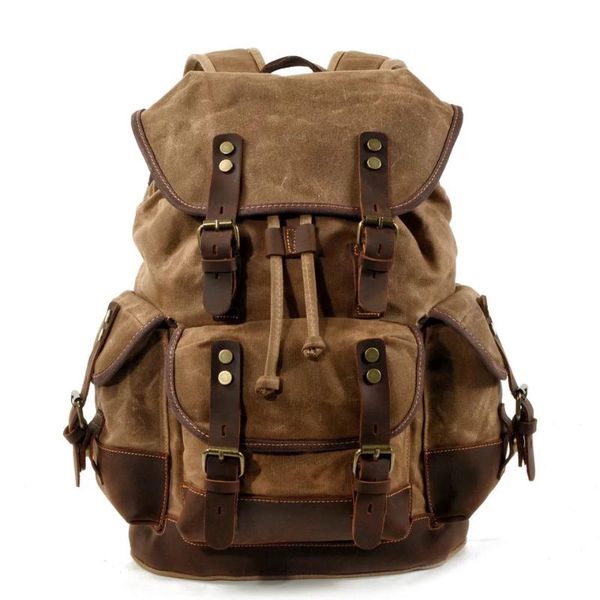 backpack large capacity leather canvas backpacks for men school bags vintage waterproof daypack lapbag
backpack large capacity leather canvas backpacks for men school bags vintage waterproof daypack lapbag