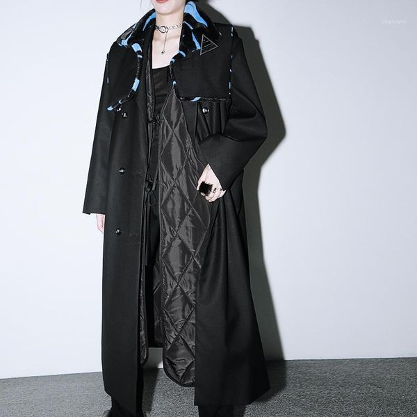 black double women breasted long blazer lapel sleeve loose fit jacket fashion tide spring autumn 2021 1dd1992 women's suits & blazers, White;black
black double women breasted long blazer lapel sleeve loose fit jacket fashion tide spring autumn 2021 1dd1992 women's suits & blazers, White;black