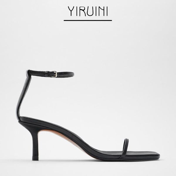 syle women sandals crystal tassel design in font square toe one strap buckle side thin high heels shoes, Black
syle women sandals crystal tassel design in font square toe one strap buckle side thin high heels shoes, Black