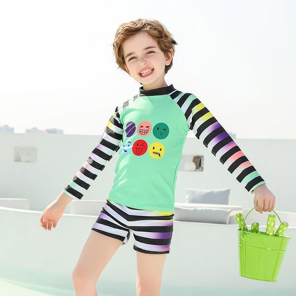 two-piece suits boy juvenile two piece long sleeve swimwear 2-12 year children stripe swimsuit 2021 kid beachwear baby bathing suit
two-piece suits boy juvenile two piece long sleeve swimwear 2-12 year children stripe swimsuit 2021 kid beachwear baby bathing suit