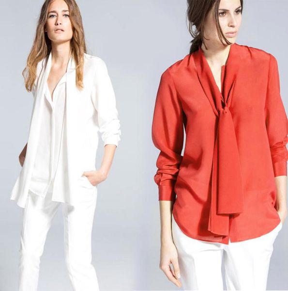 women's blouses & shirts 2021 spring silk blouse women fashion 100% mulberry bow long-sleeve xs s l xl, White
women's blouses & shirts 2021 spring silk blouse women fashion 100% mulberry bow long-sleeve xs s l xl, White