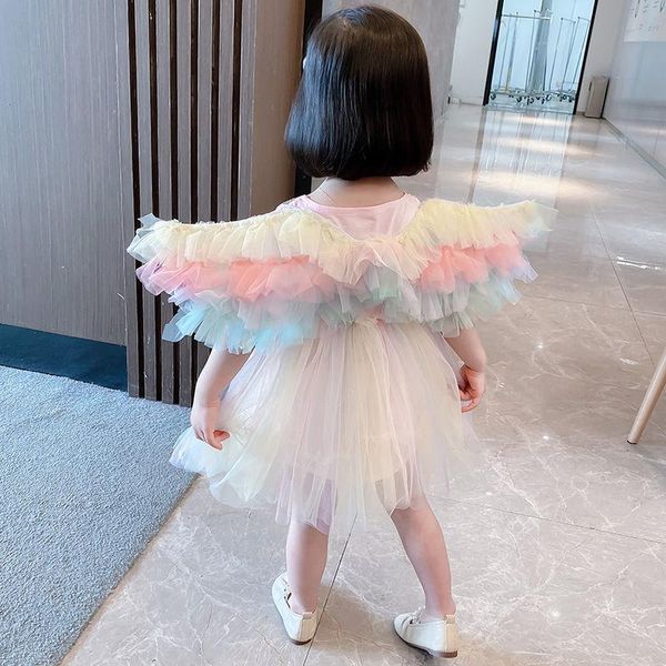2021 girls kids big wing mesh princess drss baby summer dresses children birthday party vestidos clothes girl's, Red;yellow
2021 girls kids big wing mesh princess drss baby summer dresses children birthday party vestidos clothes girl's, Red;yellow