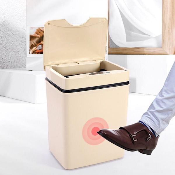 waste bins 15l automatic ir smart sensor dustbin trash can 3 colors induction household bin merchandises useful
waste bins 15l automatic ir smart sensor dustbin trash can 3 colors induction household bin merchandises useful