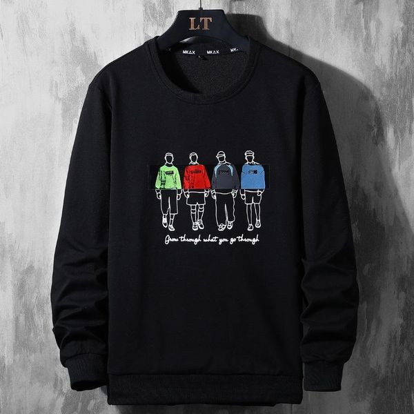 men's hoodies & sweatshirts fashion men brand casual sweatshirt plus size mens wear loose clothing pullover hip hop hoody 80, Black
men's hoodies & sweatshirts fashion men brand casual sweatshirt plus size mens wear loose clothing pullover hip hop hoody 80, Black