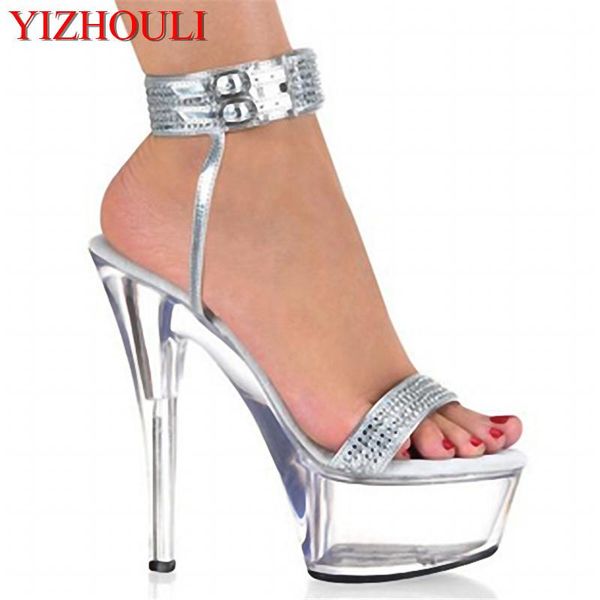 plus size crystal ankle strap 15cm super high heel platforms pole dance / performance star model shoes, wedding shoes sandals, Black
plus size crystal ankle strap 15cm super high heel platforms pole dance / performance star model shoes, wedding shoes sandals, Black