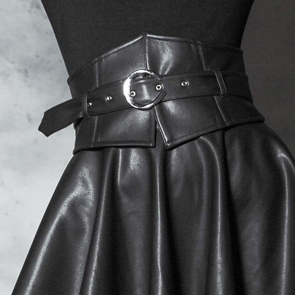 belts women's punk personality pu leather women corset dark high waist girdle with belt metal wild harajuku accessories rave, Black;brown
belts women's punk personality pu leather women corset dark high waist girdle with belt metal wild harajuku accessories rave, Black;brown