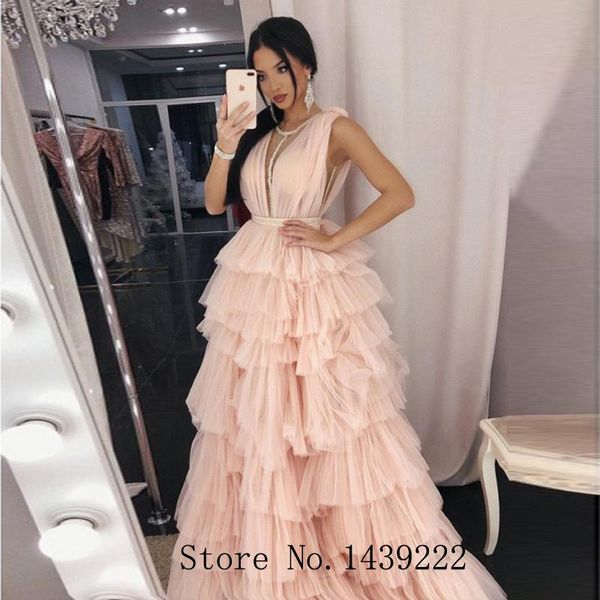 party dresses sofuge pink tiered tulle evening prom guest gown vestidos de fiesta noche robe soiree plus size, White;black
party dresses sofuge pink tiered tulle evening prom guest gown vestidos de fiesta noche robe soiree plus size, White;black