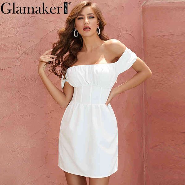 glamaker off shoulder white dress women summer pleated backless bodycon dress elegant high waist short sleeve party dress 210414, Black;gray
glamaker off shoulder white dress women summer pleated backless bodycon dress elegant high waist short sleeve party dress 210414, Black;gray