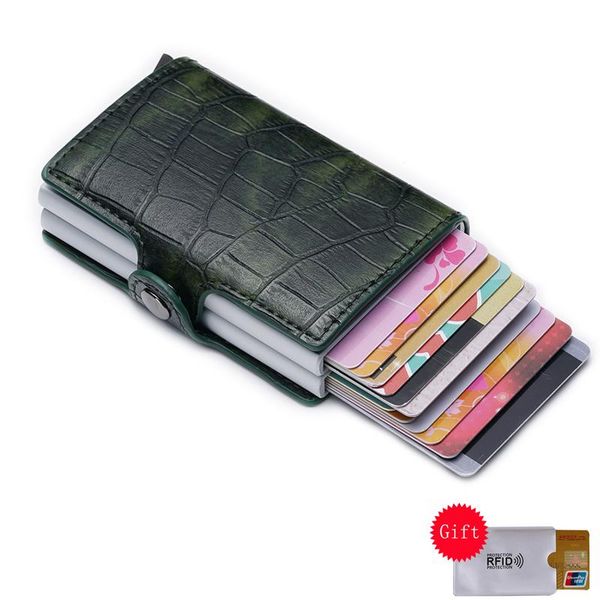 card holders yambuto 2021 men wallet holder function pu leather case visiting aluminum double boxes brown, Brown;gray
card holders yambuto 2021 men wallet holder function pu leather case visiting aluminum double boxes brown, Brown;gray