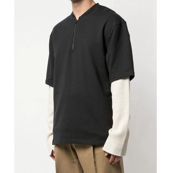 feel of god fog high street ins solid color zipper half shirt short sleeve men's loose large t-shirt, White;black
feel of god fog high street ins solid color zipper half shirt short sleeve men's loose large t-shirt, White;black