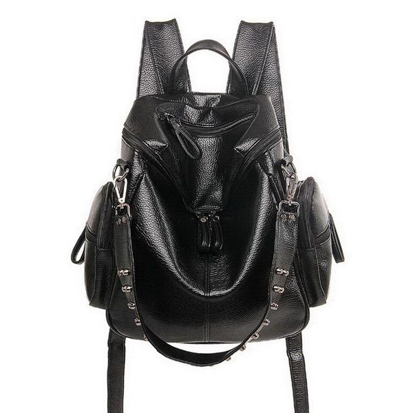 backpack 2021 fashion women leather multifunction designer softback backpacks female bookbags for teenage girls rivet bag
backpack 2021 fashion women leather multifunction designer softback backpacks female bookbags for teenage girls rivet bag