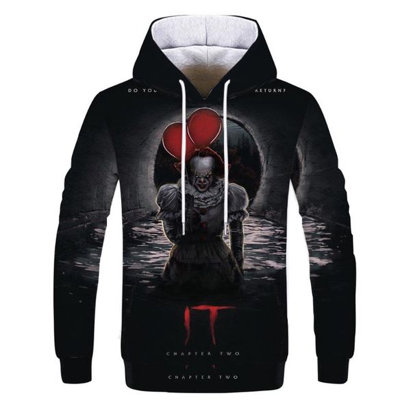 men's hoodies & sweatshirts 2021 spring, autumn and winter fashion clown back to the soul night 3d printing pattern men's casual ho, Black
men's hoodies & sweatshirts 2021 spring, autumn and winter fashion clown back to the soul night 3d printing pattern men's casual ho, Black