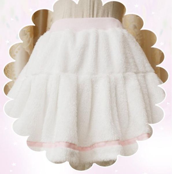 women winter warm fleece mini pleated pant skirt band waist white sweet cute lolita costume for lady & preppy girls skirts, Black
women winter warm fleece mini pleated pant skirt band waist white sweet cute lolita costume for lady & preppy girls skirts, Black