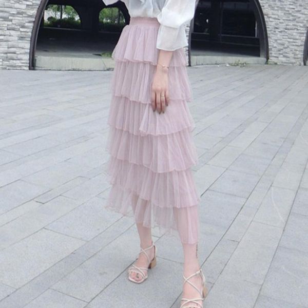 skirts spring lace multi layered tulle mesh skirt womens elastic high waist tiered pleated maxi long pink loose straight, Black
skirts spring lace multi layered tulle mesh skirt womens elastic high waist tiered pleated maxi long pink loose straight, Black