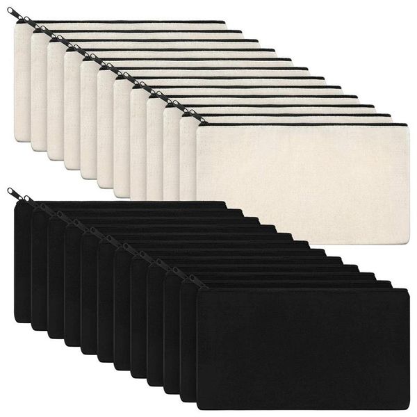 pencil bags canvas cosmetic bag zip case blank diy craft travel 24pcs
pencil bags canvas cosmetic bag zip case blank diy craft travel 24pcs