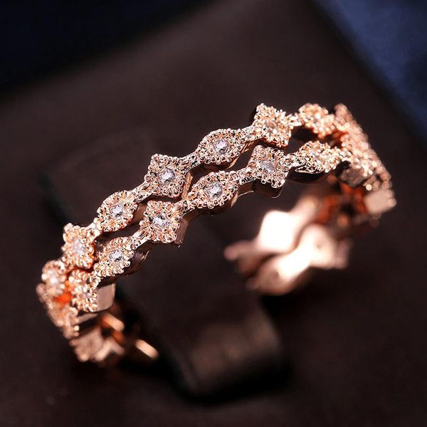 cluster rings simple and stylish zircon inlaid lady's ring solid color 2mm copper rose gold women's rhinestone for friend gift, Golden;silver
cluster rings simple and stylish zircon inlaid lady's ring solid color 2mm copper rose gold women's rhinestone for friend gift, Golden;silver