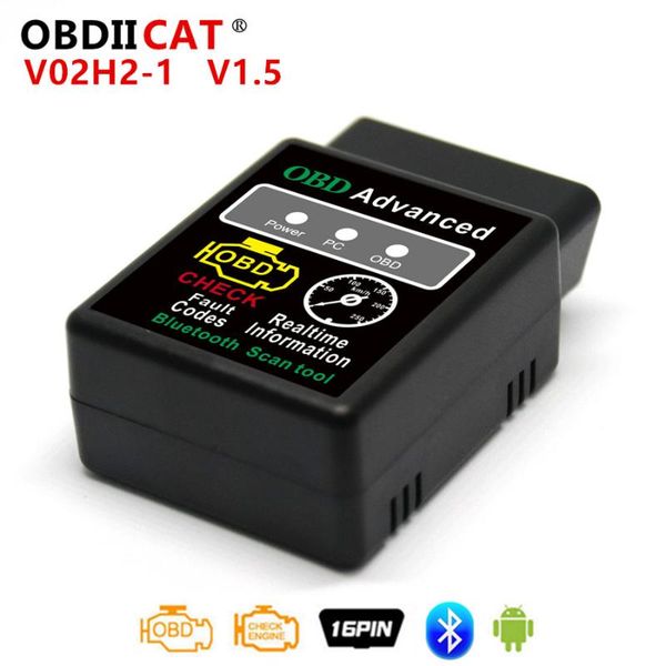 v02h2-1 v1.5 car diagnostic bluetooth auto obd adapter elm 327 android code readers & scan tools
v02h2-1 v1.5 car diagnostic bluetooth auto obd adapter elm 327 android code readers & scan tools