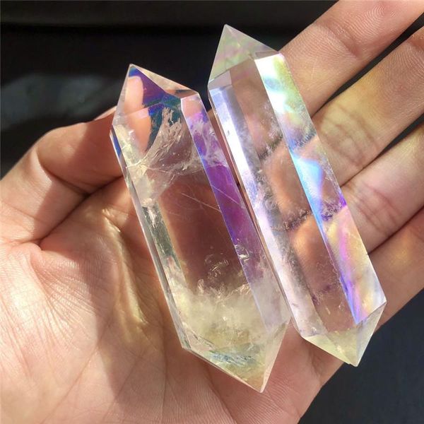 decorative objects & figurines natural aura angel clear crystal stone double tip wand point healing quartz stones
decorative objects & figurines natural aura angel clear crystal stone double tip wand point healing quartz stones