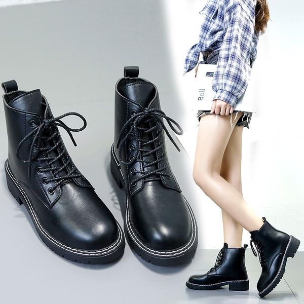boots women shoes ankle 2021 autumn british wind pu leather thick with fur ladies short motorcycle, Black
boots women shoes ankle 2021 autumn british wind pu leather thick with fur ladies short motorcycle, Black