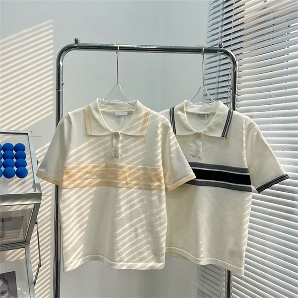 knitted polo shirt short sleeve t-shirt women's 2022 spring and summer new fashion short lapel half sleeve casual, White
knitted polo shirt short sleeve t-shirt women's 2022 spring and summer new fashion short lapel half sleeve casual, White