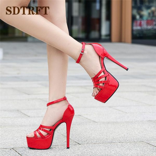 sandals sdtrft stilettos ladies peep toe platform wedding shoes women 14cm thin heels zapatos mujer catwalk shows pumps us14 15, Black
sandals sdtrft stilettos ladies peep toe platform wedding shoes women 14cm thin heels zapatos mujer catwalk shows pumps us14 15, Black