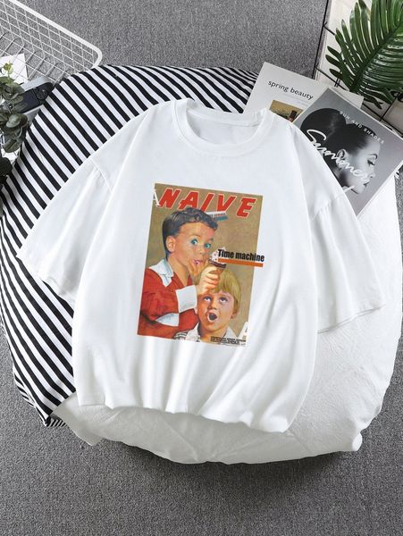 men letter & figure graphic tee o3ma#, White;black
men letter & figure graphic tee o3ma#, White;black