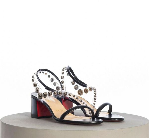 perfect summer red bottom sandals shoes women corinne strap leather pvc studs lady high heels strappy wedding dress walking eu35-43, Black
perfect summer red bottom sandals shoes women corinne strap leather pvc studs lady high heels strappy wedding dress walking eu35-43, Black