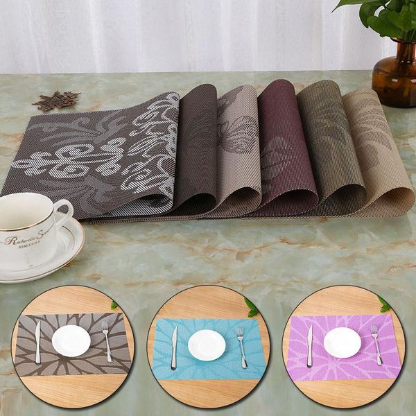 mats & pads european-style western placemat dining table decor non-slip insulation waterproof rectangular mat pvc
mats & pads european-style western placemat dining table decor non-slip insulation waterproof rectangular mat pvc