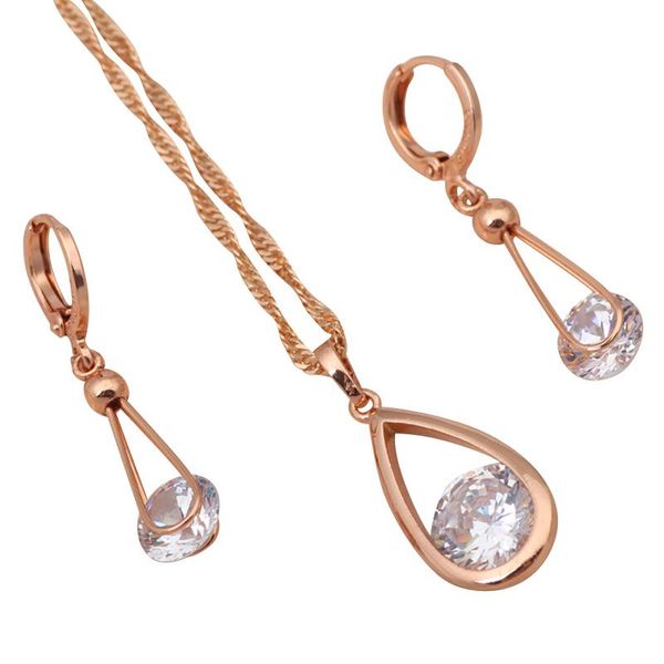 earrings & necklace bridal jewelry zirconia sets fashion delicate shape design rose gold tone necklaces pendants js191a, Silver
earrings & necklace bridal jewelry zirconia sets fashion delicate shape design rose gold tone necklaces pendants js191a, Silver