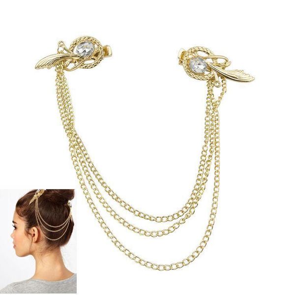 hair clips & barrettes vintage leaf accessories hairbands clip pin cuff chain headband boho jewelry for women bijou cheveu, Golden;silver
hair clips & barrettes vintage leaf accessories hairbands clip pin cuff chain headband boho jewelry for women bijou cheveu, Golden;silver