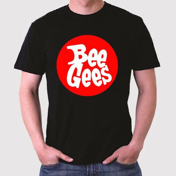 New Bee Gees Logo Men's Black T-Shirt Size S to 3XL, White;black
New Bee Gees Logo Men's Black T-Shirt Size S to 3XL, White;black
