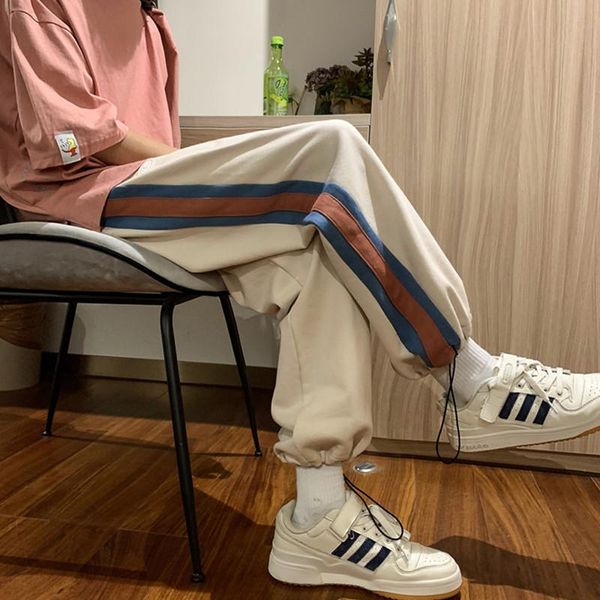 men's pants summer thin sweatpants for men and women loose drawstring straight hit color all-match casual nine points, Black
men's pants summer thin sweatpants for men and women loose drawstring straight hit color all-match casual nine points, Black