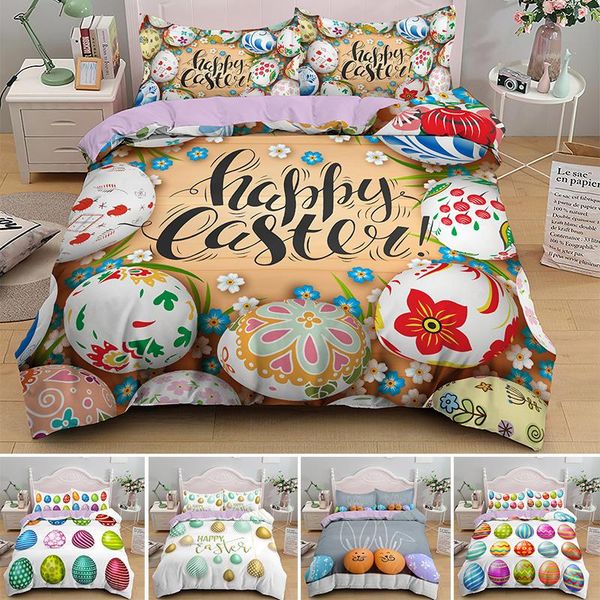 bedding sets 3d colorful print set happy easter egg bedroom decor duvet cover pillowcase 2/3pcs single double cartoon kids bedclothes
bedding sets 3d colorful print set happy easter egg bedroom decor duvet cover pillowcase 2/3pcs single double cartoon kids bedclothes