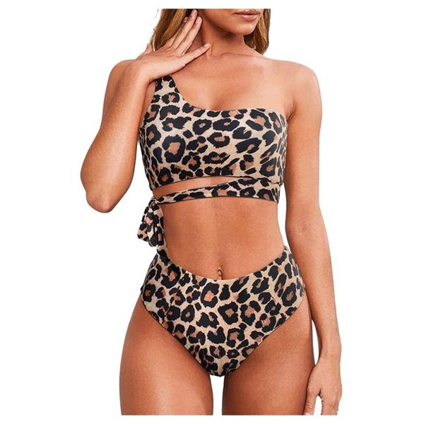 swimsuit women bikini 2021 women's one shoulder push up leopard high waist swimwear bathing suit set, White;black
swimsuit women bikini 2021 women's one shoulder push up leopard high waist swimwear bathing suit set, White;black