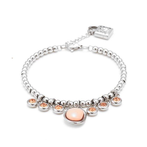 charm bracelets fashion women silver color stainless steel blue pink green stone lock key un 50 ball bead bracelet span jewelry, Golden;silver
charm bracelets fashion women silver color stainless steel blue pink green stone lock key un 50 ball bead bracelet span jewelry, Golden;silver