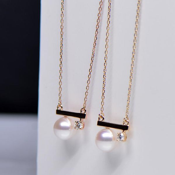 real freshwater pearl balance necklaces women wedding jewelry punk party designer club cocktail japan pendant, Silver
real freshwater pearl balance necklaces women wedding jewelry punk party designer club cocktail japan pendant, Silver