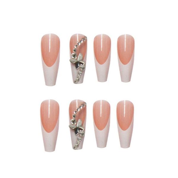 false nails pink nude white french fake square gel press on for girl full cover wear finger nail art tips, Red;gold
false nails pink nude white french fake square gel press on for girl full cover wear finger nail art tips, Red;gold
