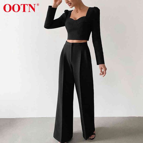 ootn casual black wide leg pants women spring pleated suit pants office work ladies trousers high waist palazzo pants pink 210413, Black;white
ootn casual black wide leg pants women spring pleated suit pants office work ladies trousers high waist palazzo pants pink 210413, Black;white