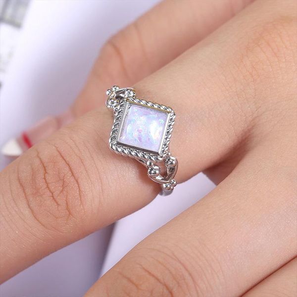 cluster rings retro geometric square natural stone ring elegant women's wedding fashion accessories charming ladies party jewelry gift, Golden;silver
cluster rings retro geometric square natural stone ring elegant women's wedding fashion accessories charming ladies party jewelry gift, Golden;silver