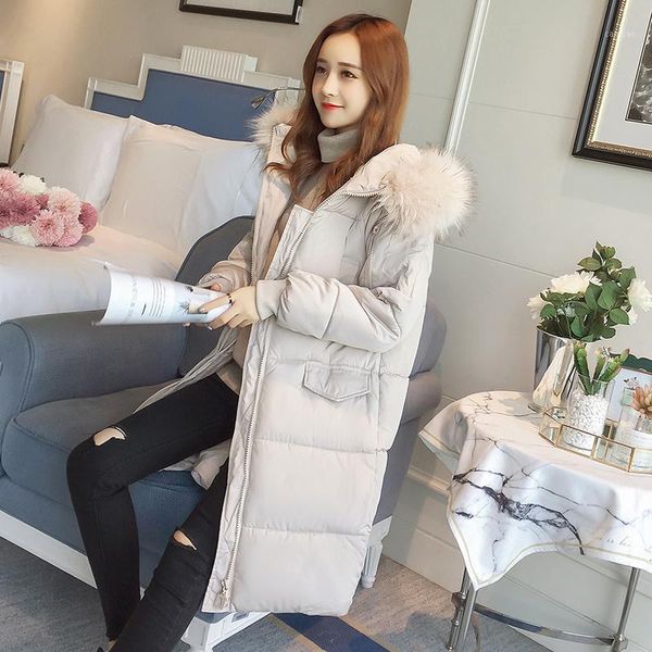 big winter korean hooded fur collar coat jacket women warm parka long chaqueta mujer 2002 yy1525, Black
big winter korean hooded fur collar coat jacket women warm parka long chaqueta mujer 2002 yy1525, Black
