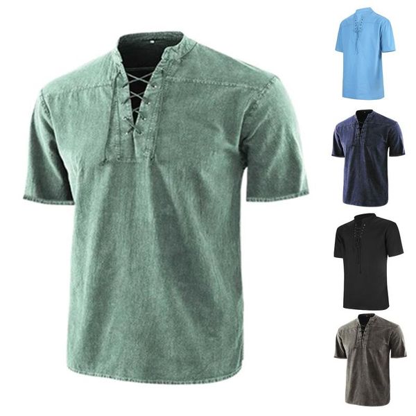 men's casual shirts men linen cotton short sleeve breathable baggy slim fit solid mens pullover blouse, White;black
men's casual shirts men linen cotton short sleeve breathable baggy slim fit solid mens pullover blouse, White;black