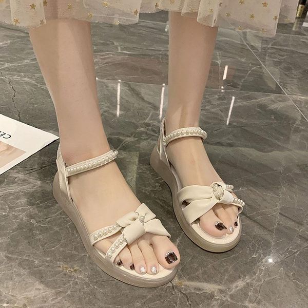 sandals 2021 summer breathable back elastic band roman shoes women's round toe pearl flat casual women, Black
sandals 2021 summer breathable back elastic band roman shoes women's round toe pearl flat casual women, Black