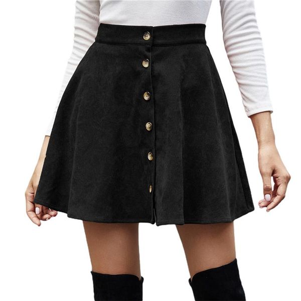 skirts fashion women's corduroy mini skirt, elegant high waist button up solid color flare a-line short skirt wholesale, Black
skirts fashion women's corduroy mini skirt, elegant high waist button up solid color flare a-line short skirt wholesale, Black