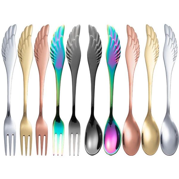 stainless steel children's cutlery set wing spoon coffee teaspoon fruit dessert fork forks and cst
stainless steel children's cutlery set wing spoon coffee teaspoon fruit dessert fork forks and cst