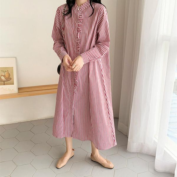 casual dresses alien kitty 2021 autumn women long-sleeved gentle lace stripes basic fashion minimalist female all-match, Black;gray
casual dresses alien kitty 2021 autumn women long-sleeved gentle lace stripes basic fashion minimalist female all-match, Black;gray
