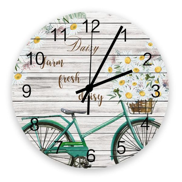 wall clocks 30cm clock farm fresh bicycle daisy plank flower home quiet silent simple mute decorative living room watch
wall clocks 30cm clock farm fresh bicycle daisy plank flower home quiet silent simple mute decorative living room watch