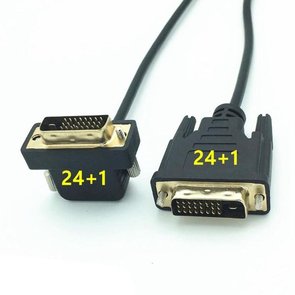 dvi-d dvi-i 90 degree bend dvi24+1 male/male computer monitor dvi cable hd connection video cables & connectors
dvi-d dvi-i 90 degree bend dvi24+1 male/male computer monitor dvi cable hd connection video cables & connectors