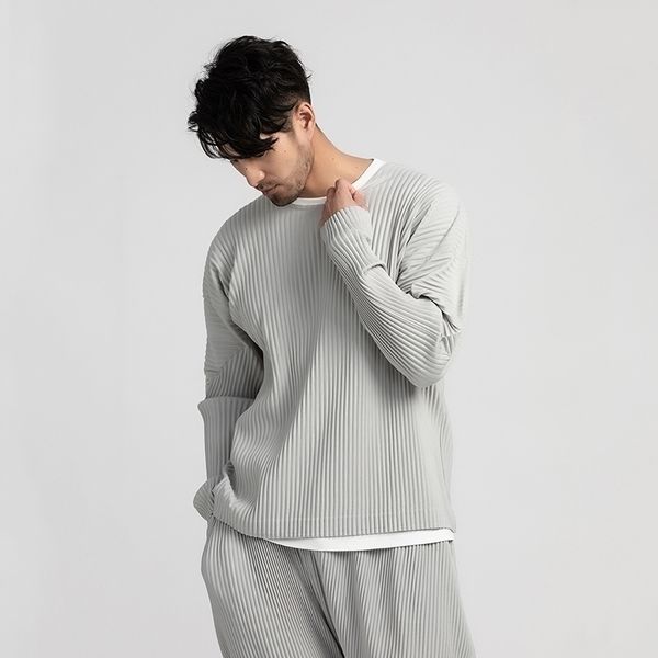 iefb per-sale men's wear japanese stretch fabric pleated loose round collar loose long sleeve t-shirt male new 9y3057 210410, White;black
iefb per-sale men's wear japanese stretch fabric pleated loose round collar loose long sleeve t-shirt male new 9y3057 210410, White;black