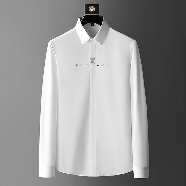 men's casual shirts shirt slim fit long mouwen business formal dress 2021 simple bee drilling male social camisa masculina, White;black
men's casual shirts shirt slim fit long mouwen business formal dress 2021 simple bee drilling male social camisa masculina, White;black